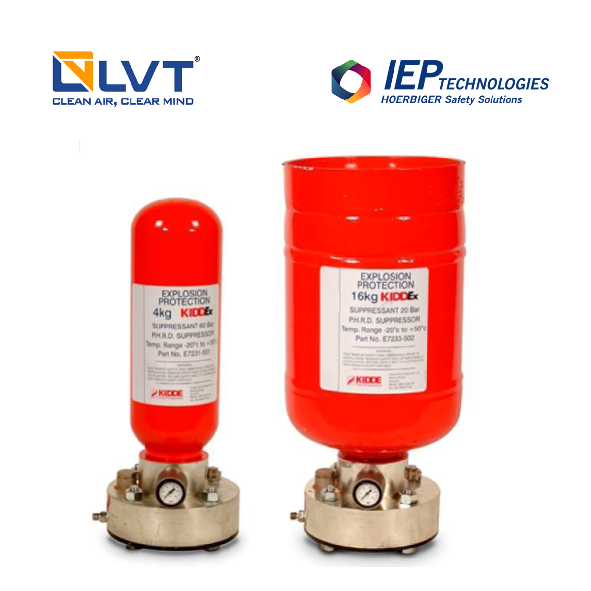Explosion Suppression Bottle – PHRD Suppressor By IEP Technologies