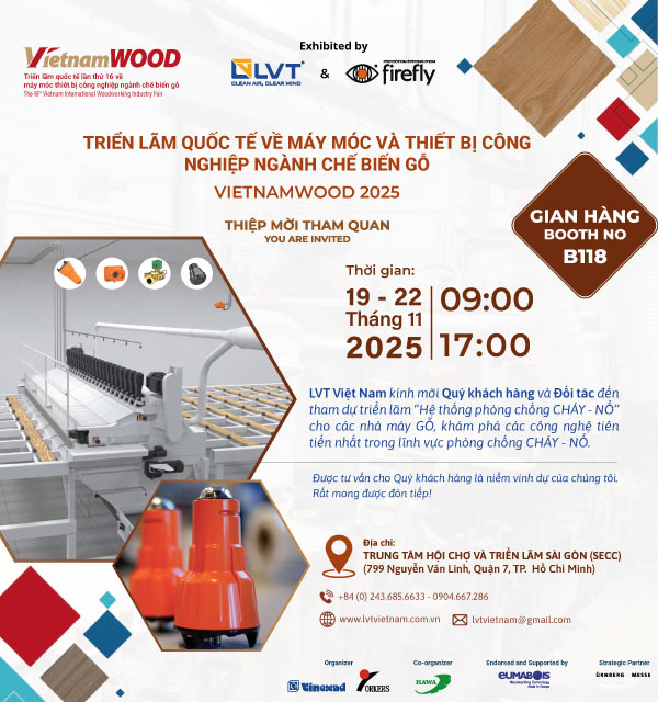 Spark Detection and Extinguishing In Vietnamwood 2025 Exhibition